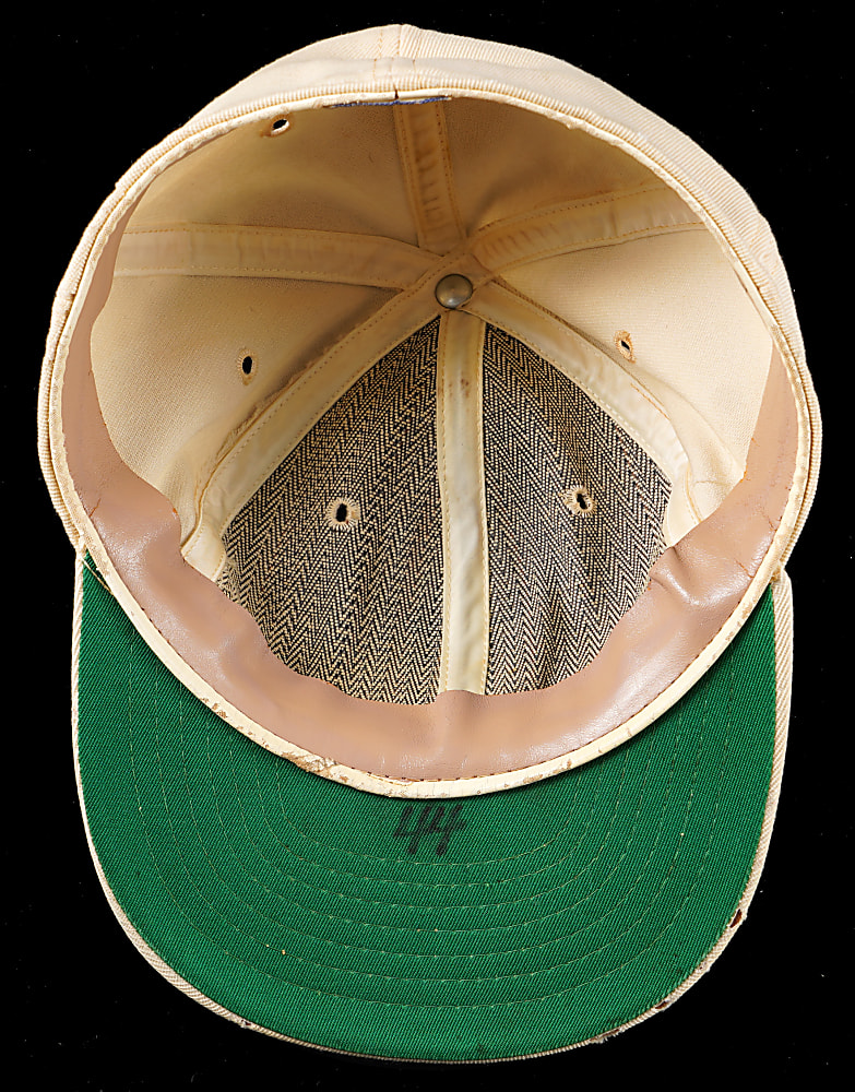 1966 Luke Appling Kansas City Athletics Game-Used Cap with Phil Wood LOA - Rare Style