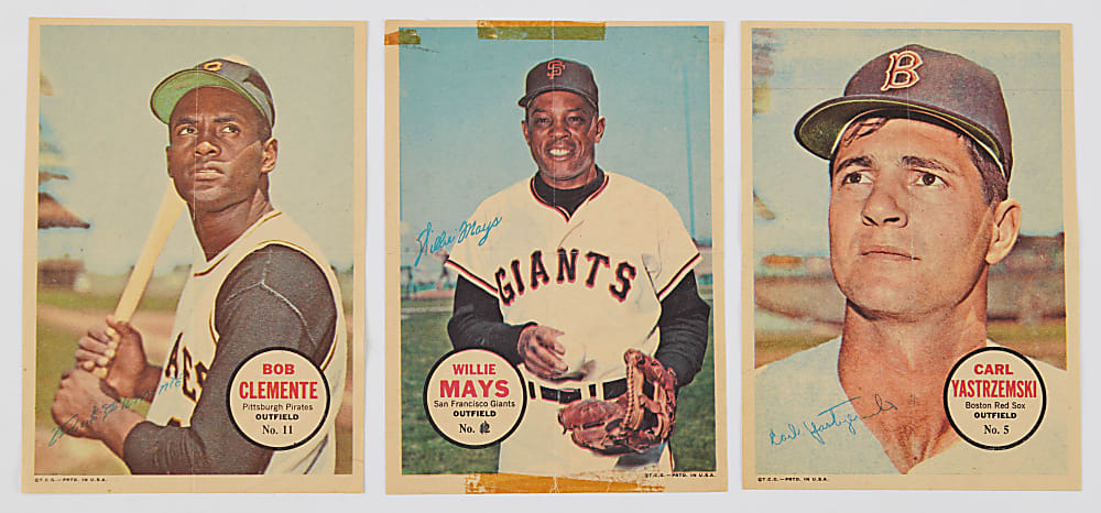 1965-1984 Baseball & Football Insert, Photo Pack & Oddball Issue Oversized Collection (71) with Clemente, Mantle & Mays