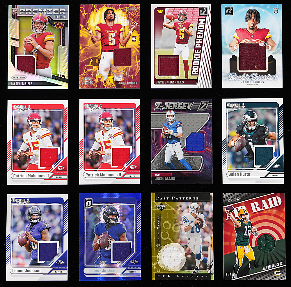 Modern Football Game-Used Jersey & Relic Collection (500+) with Hall of Famers & Superstars