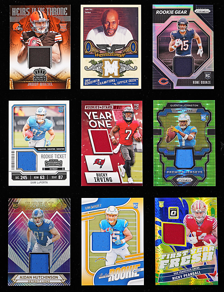 Modern Football Game-Used Jersey & Relic Collection (500+) with Hall of Famers & Superstars