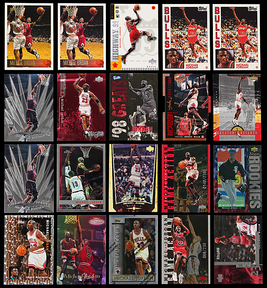 1980s-2000s Michael Jordan Collection (156) with Tougher Inserts Including (6) Numbered Parallels