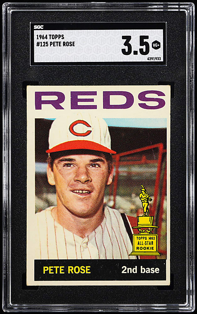 1964 Topps #125 Pete Rose SGC VG+ 3.5