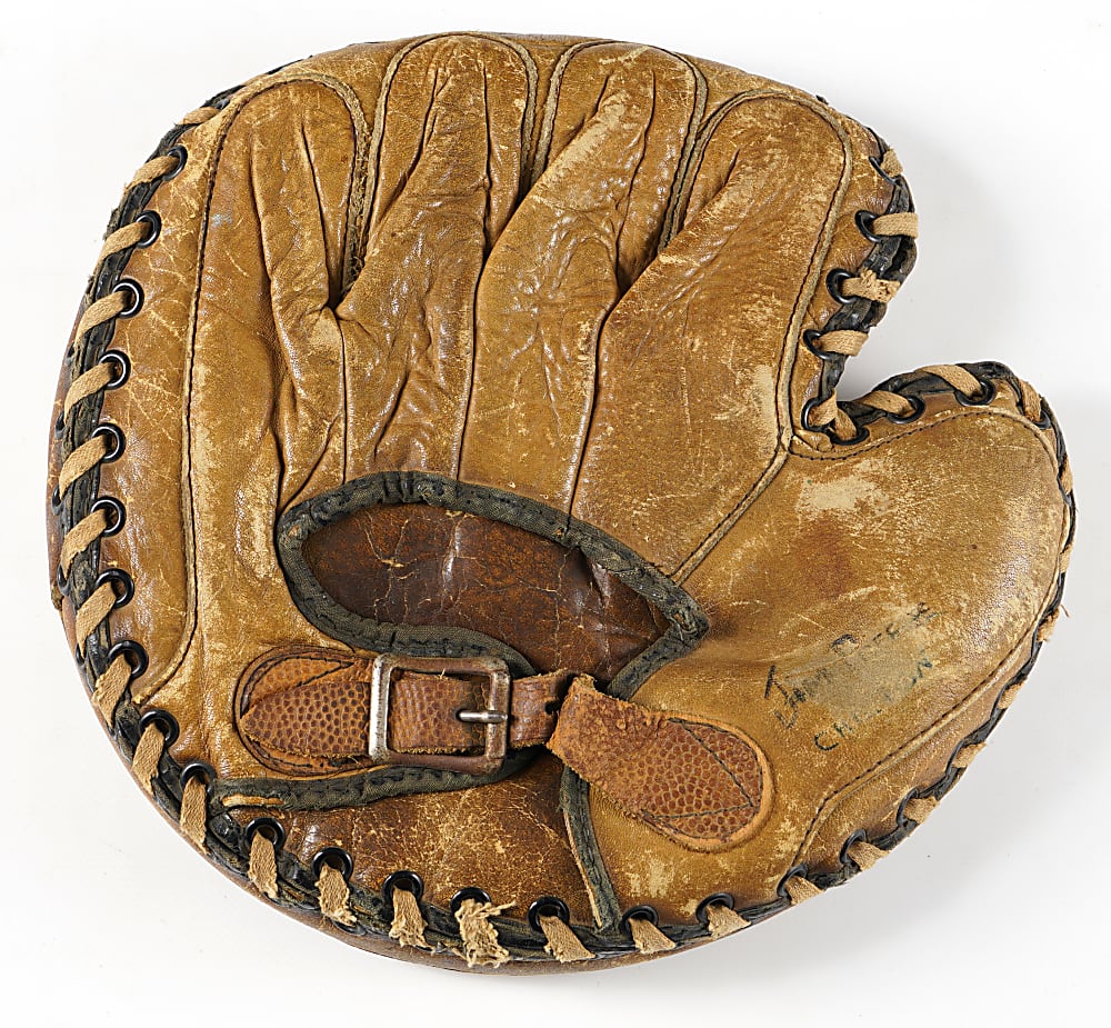 1930s-1940s Gabby Hartnett Store Model Bat & Glove Pair