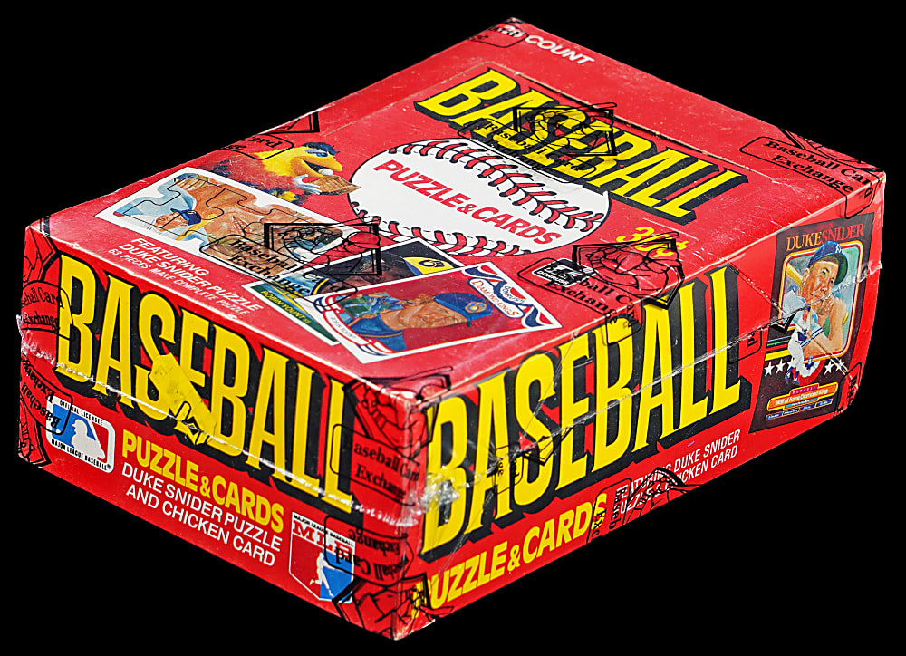 1984 Donruss Unopened Wax Box - BBCE