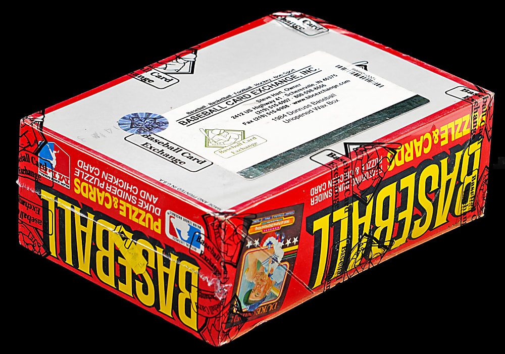 1984 Donruss Unopened Wax Box - BBCE