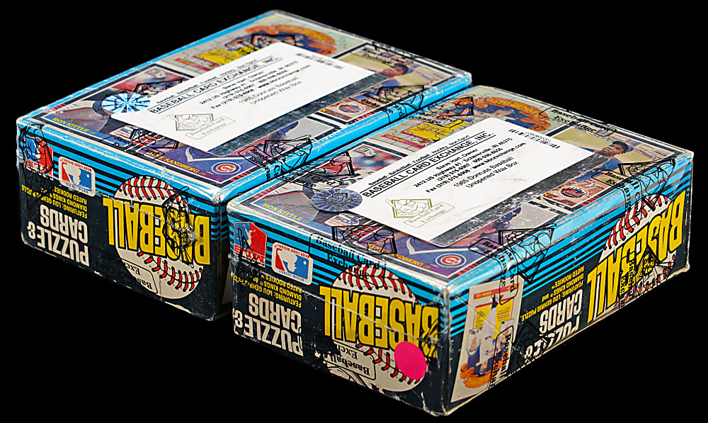 1985 Donruss Unopened Wax Box Pair - Both BBCE