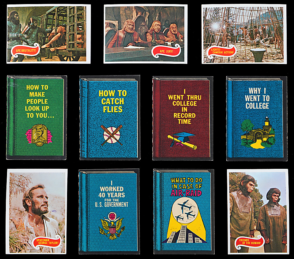 1967-1969 Topps Non-Sports Complete/Near-Complete Sets (3) Plus Extras with Phoney Records, Dopey Books & Planet of the Apes