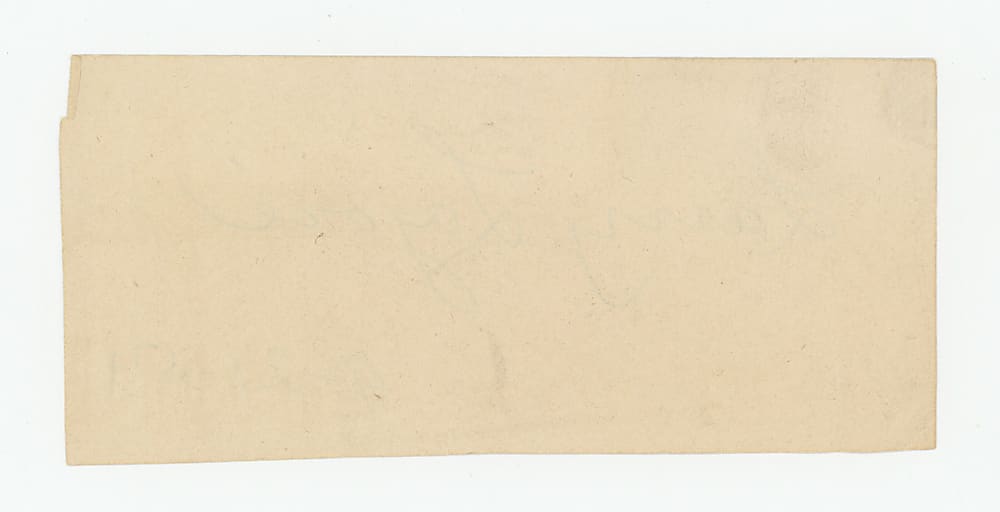 Larry (Nap) Lajoie Cut Signature with "4-21-54" Date Inscription