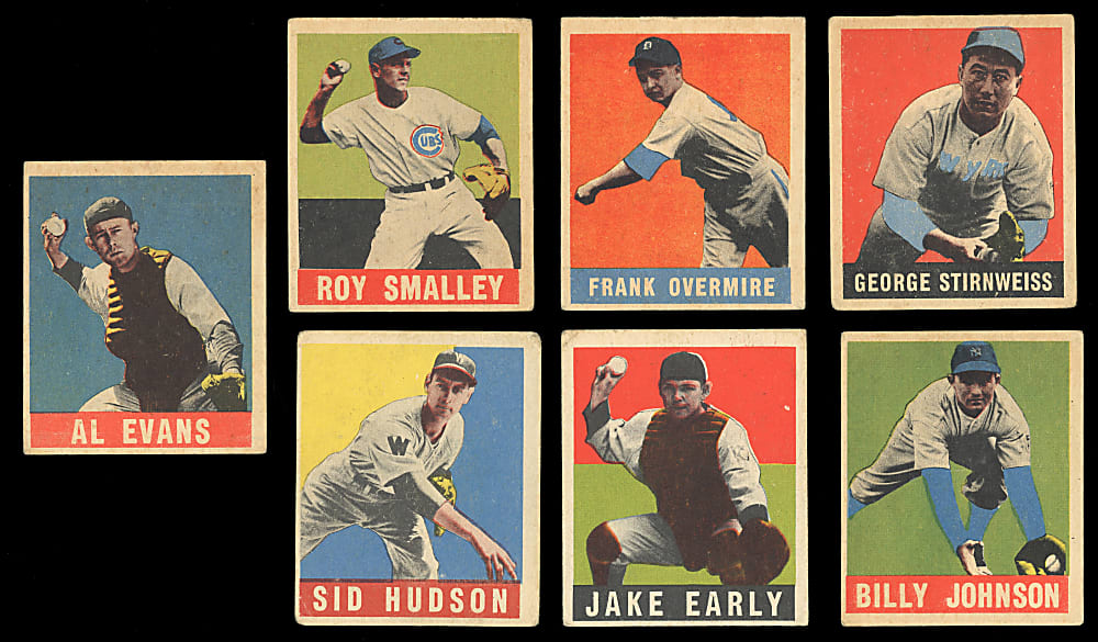 1948 Leaf Gum Collection (16) with (3) Hall of Famers