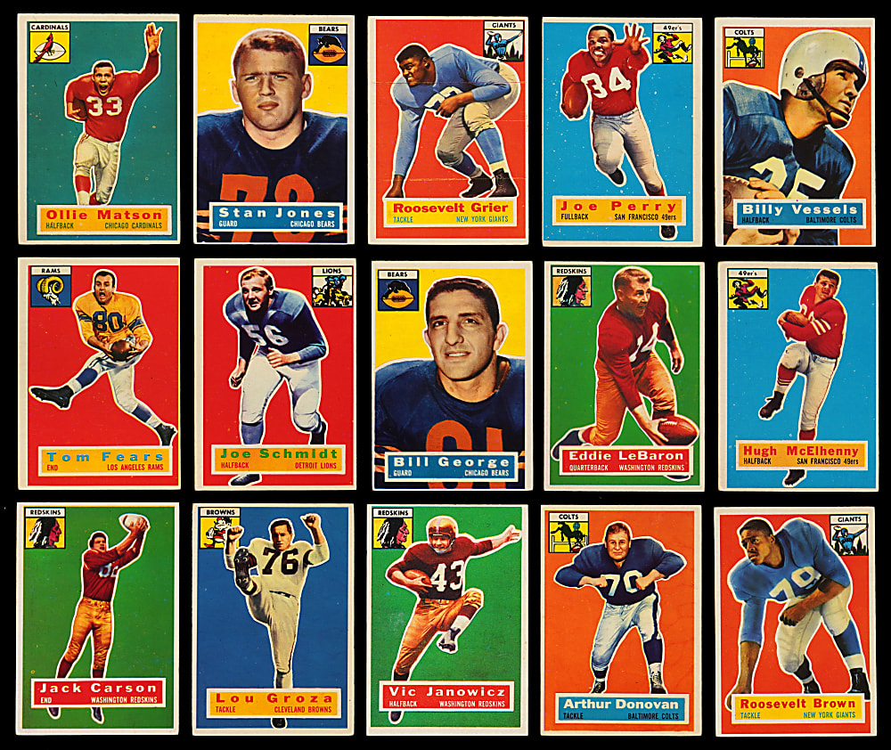 1956 Topps Football Complete Set (120/120) Plus Checklist