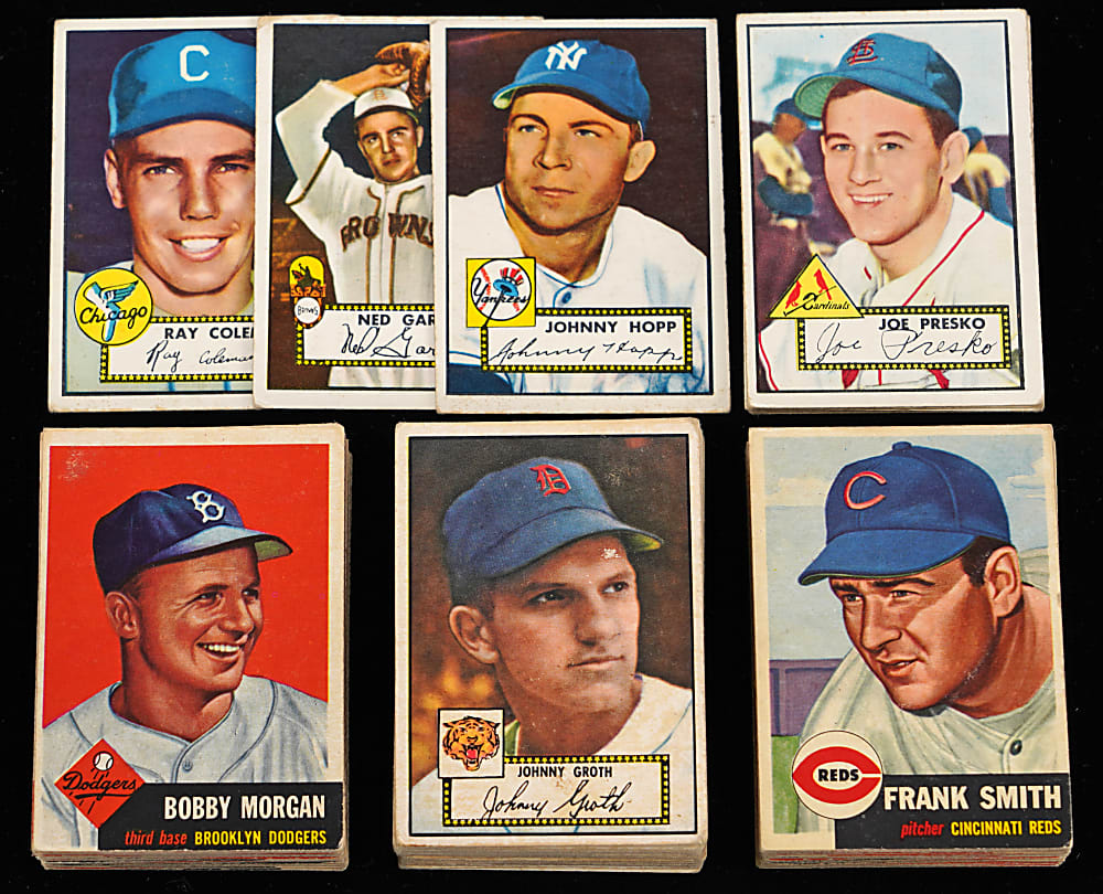 1952 & 1953 Topps Starter Set Pair - (125) Total Cards with Hall of Famers & Stars