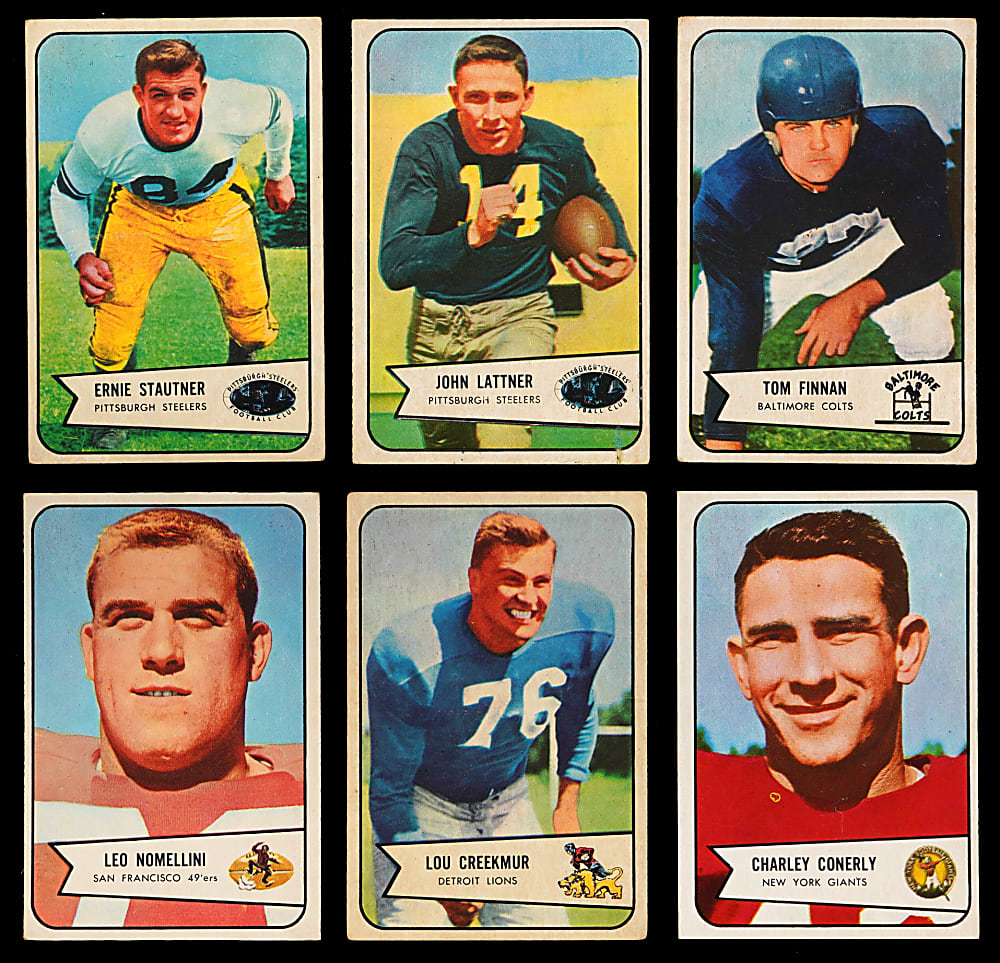1954 Bowman Football Complete Set (128)