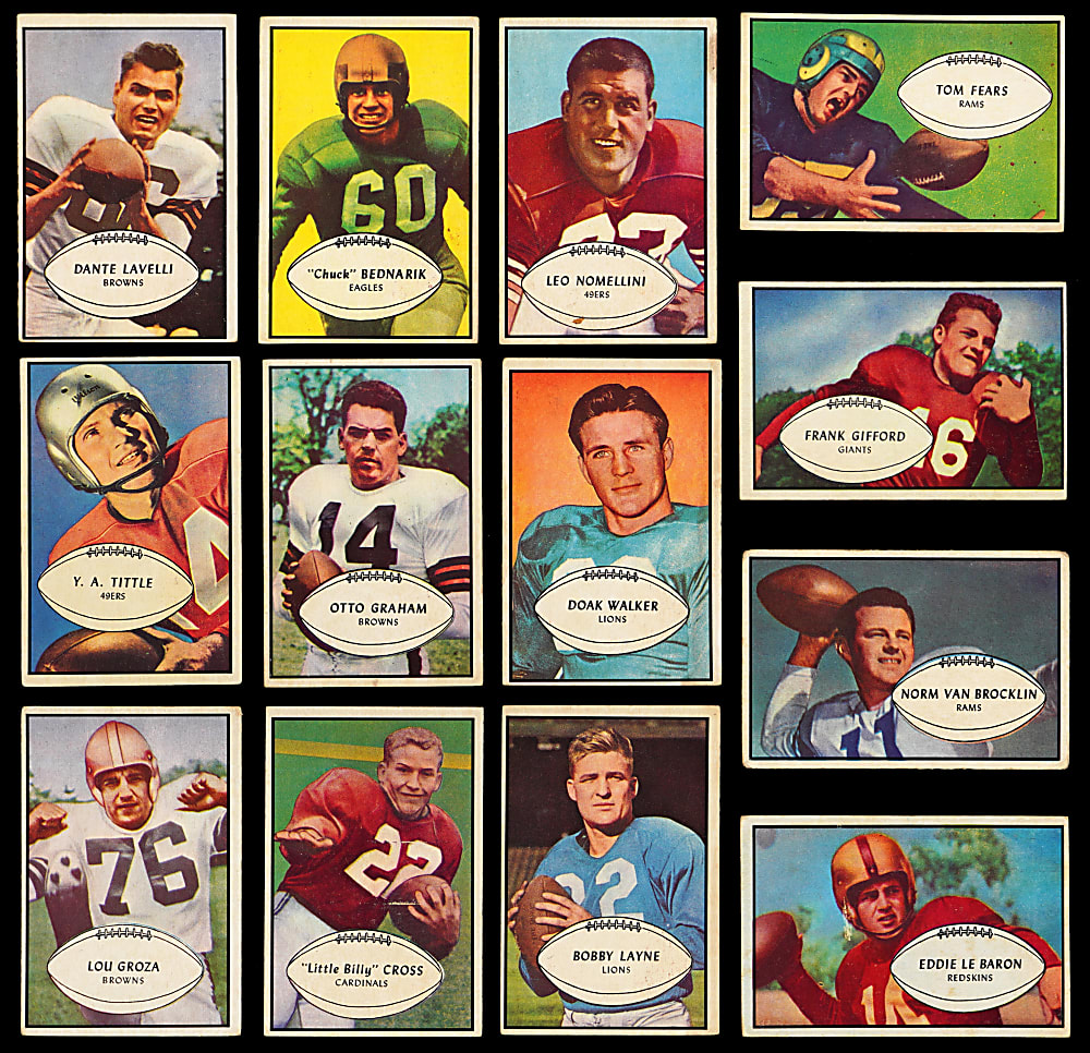 1953 Bowman Football Complete Set (96)