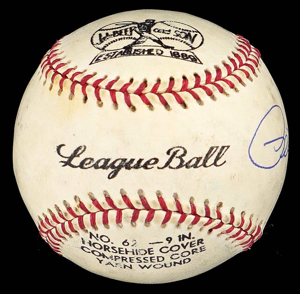 Pete Rose and Bart Giamatti Dual-Signed Baseball - Full PSA/DNA LOA