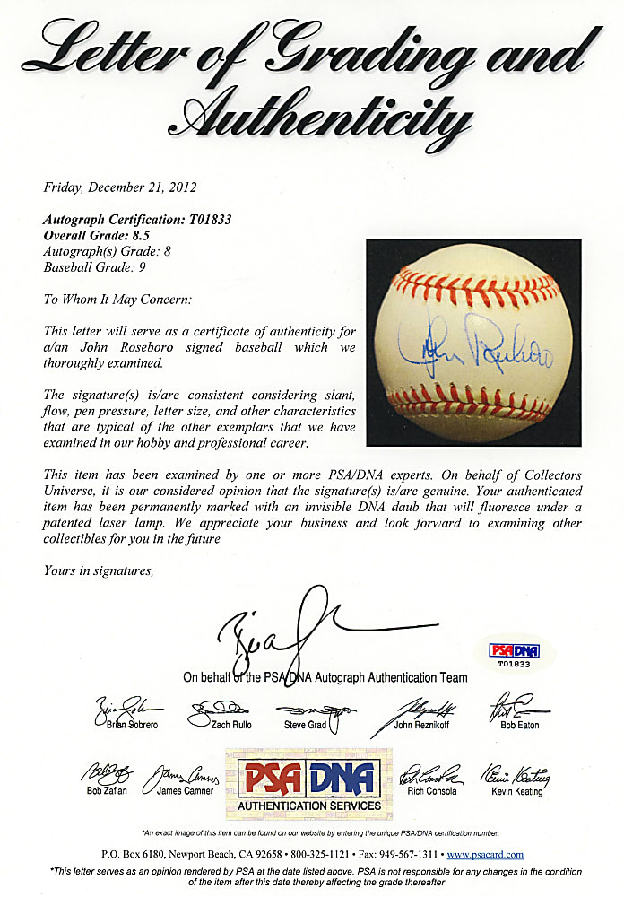 Tougher Brooklyn/Los Angeles Dodgers Single-Signed Baseball Collection (5) - All Certed with Koufax, Drysdale, Roseboro, Amoros & Shuba