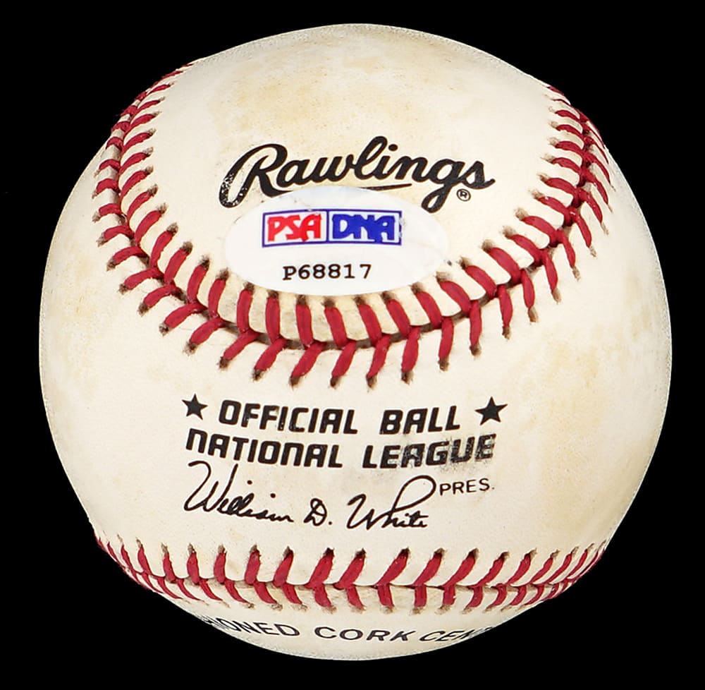 Curt Flood Single-Signed ONL/White Baseball - PSA/DNA Certified