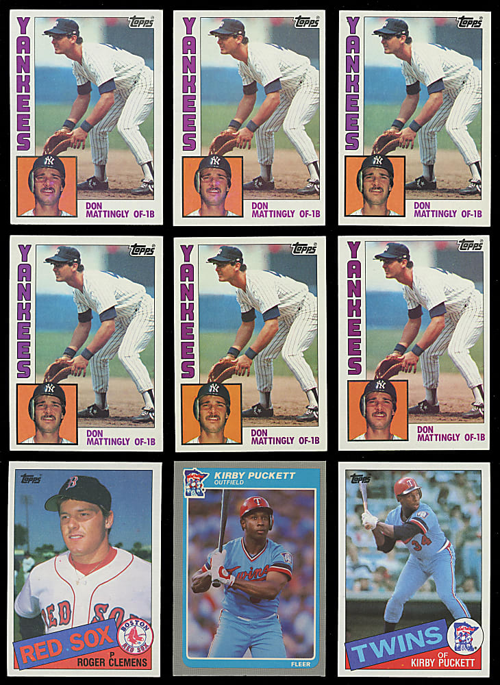 1980-1990 Hall of Famer & Star Collection (1,200+) with Many Rookies Including (6) 1980 Topps #482 Rickey Henderson