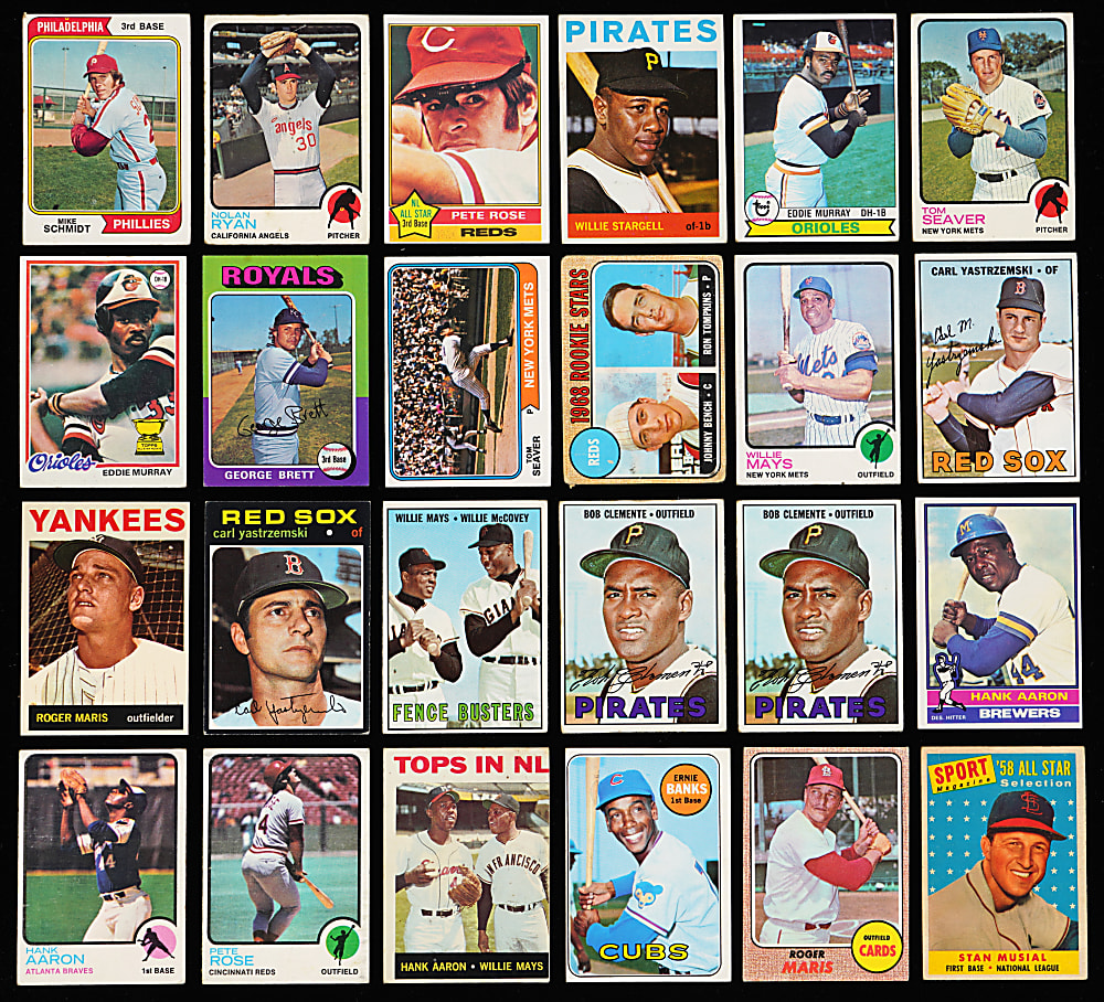 1958-1979 Superstar Collection (150) with (100+) Hall of Famers Including Several Rookies