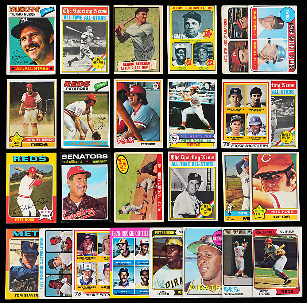 1958-1979 Superstar Collection (150) with (100+) Hall of Famers Including Several Rookies
