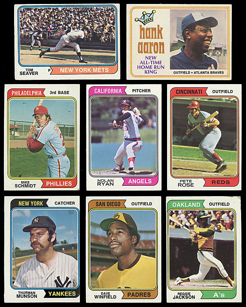 1974 Topps Complete Set (660) Plus Traded (44) Set