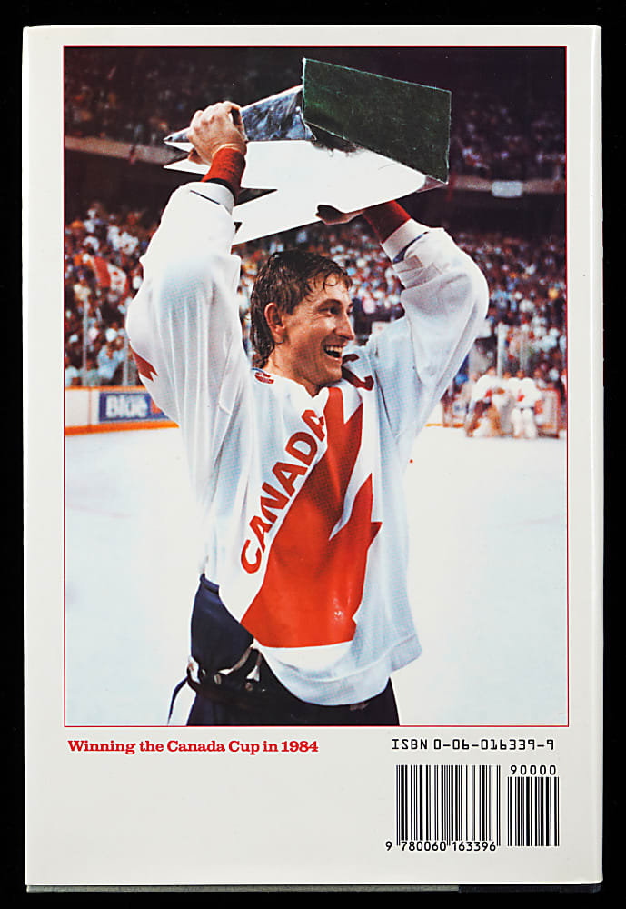 1990 Wayne Gretzky Signed and Inscribed "Gretzky An Autobiography" Hardback Book - Full PSA/DNA LOA