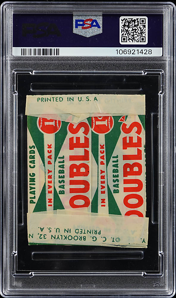 1951 Topps Red Backs Unopened Pack PSA NM 7
