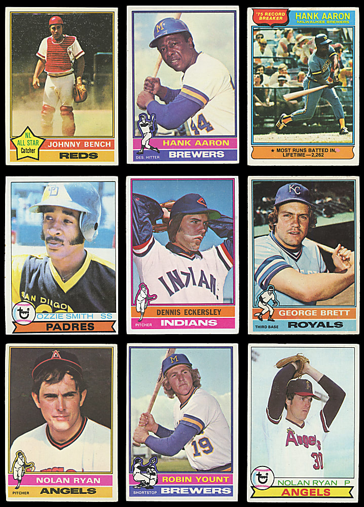1976 & 1979 Topps Complete Set Pair