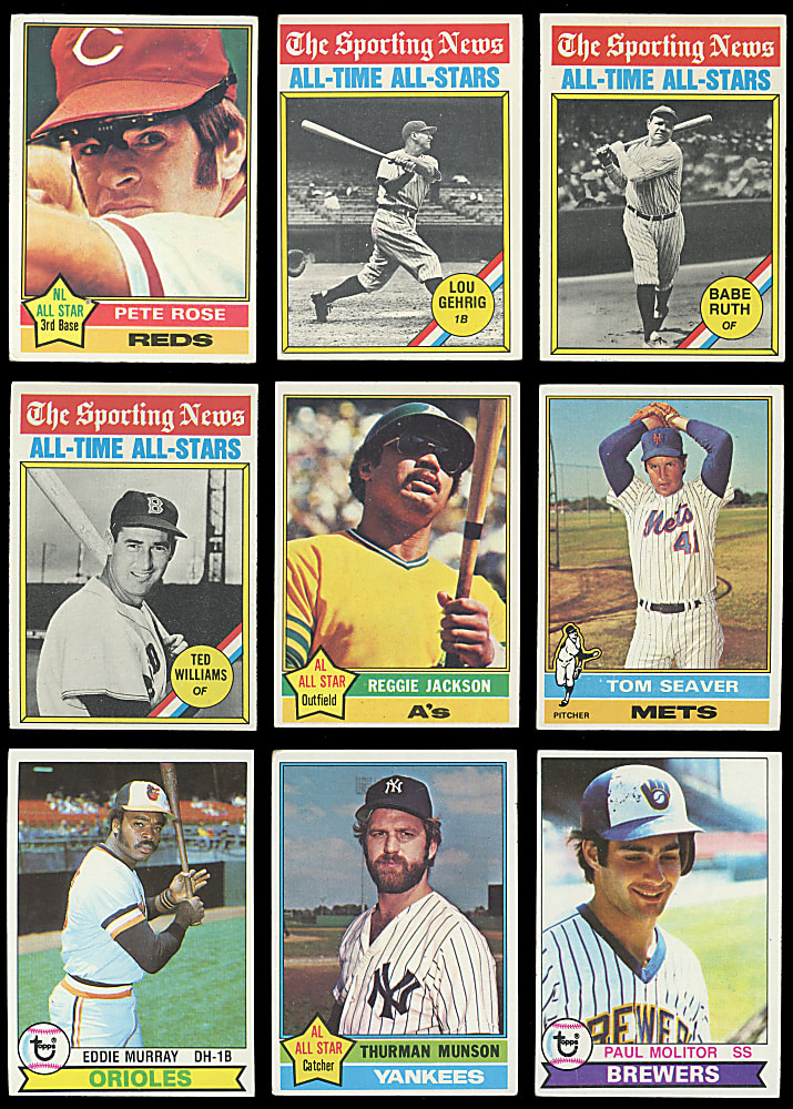 1976 & 1979 Topps Complete Set Pair