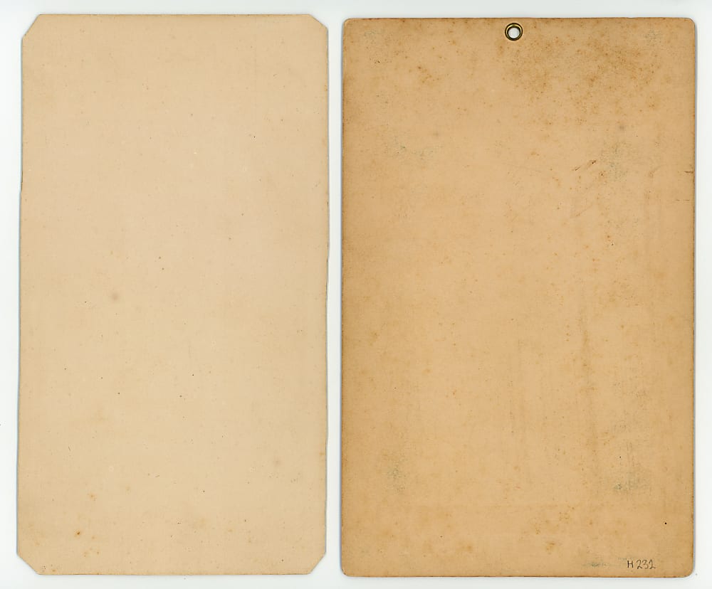 Circa 1880s Allen & Ginter Richmond Straight Cut Tobacco Premium Cabinet Card Pair