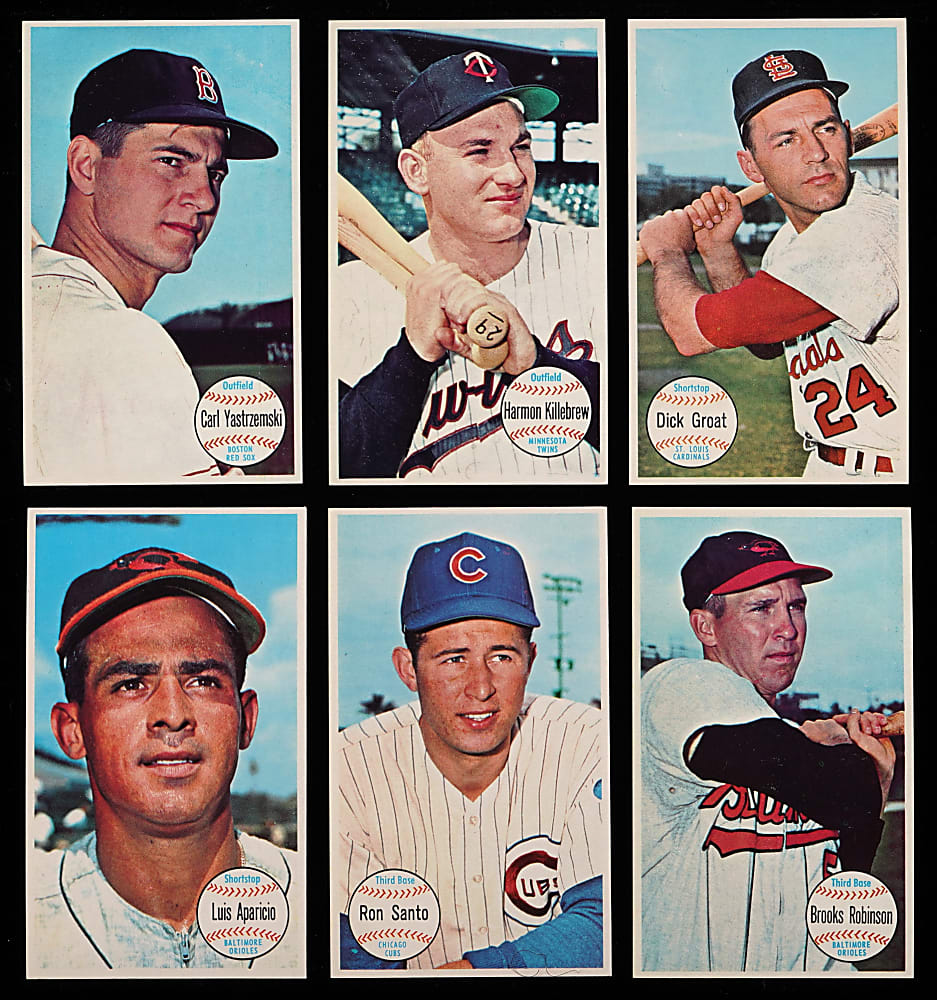 1964 Topps Giants High-Grade Group (16) with (5) Hall of Famers