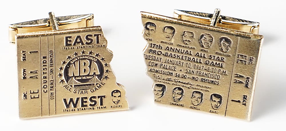 1967 NBA All-Star Game Cufflinks Set