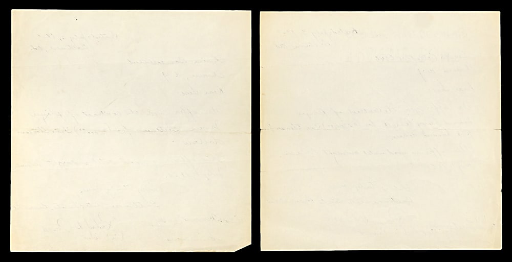 1950 Jim Gilliam & Toots Ferrell Player Contract Rights Offer Letters from Richard Powell (Baltimore Elite Giants/Negro Leagues) to Elmira Pioneers (Dodgers Affiliate)