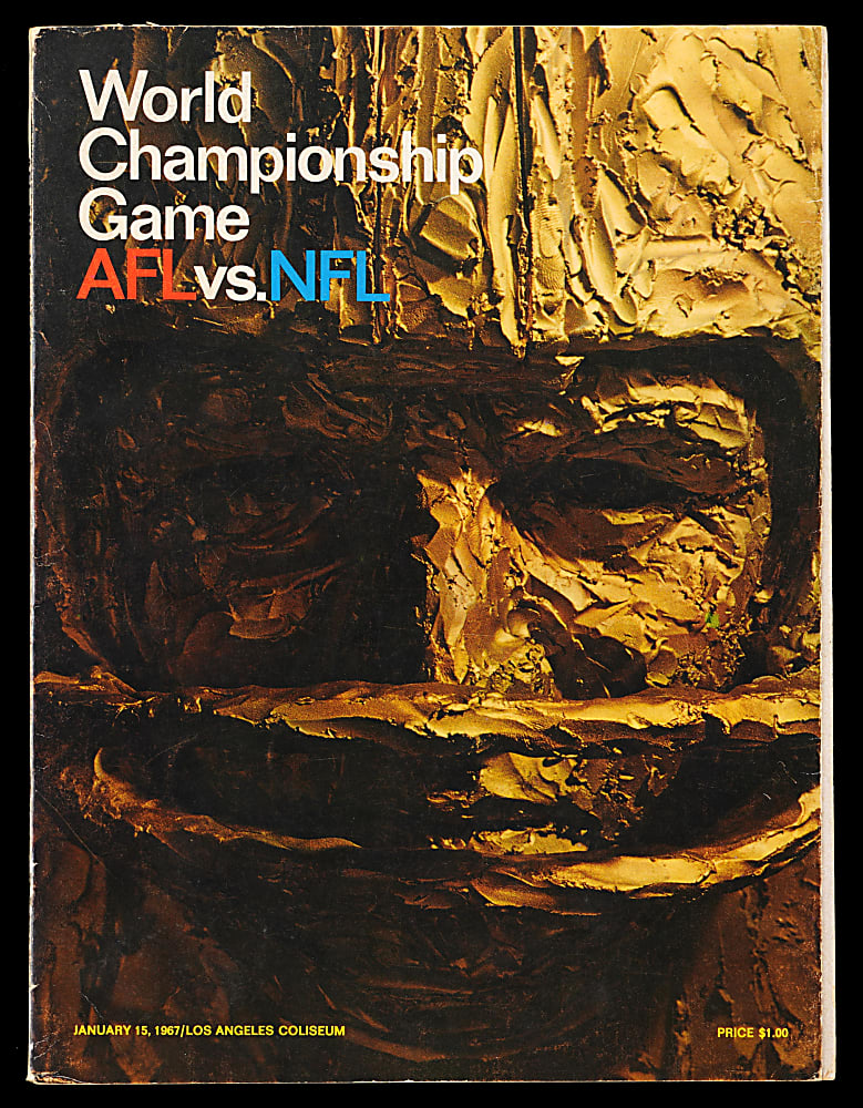1967 Super Bowl I Program with Green Bay Packers vs. Kansas City Chiefs