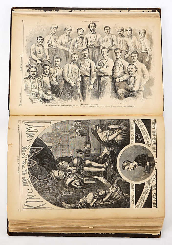 1866 Harper's Weekly Hardbound Edition