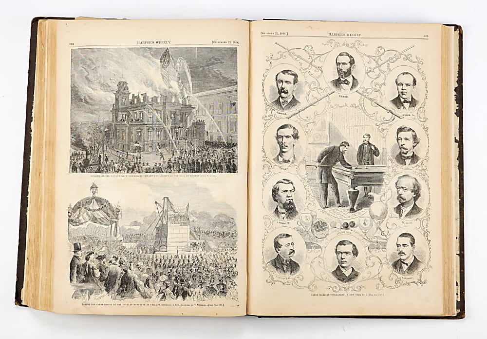 1866 Harper's Weekly Hardbound Edition