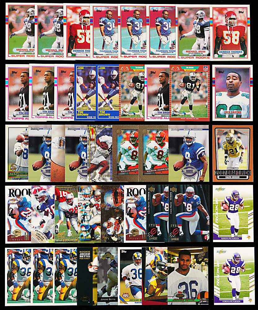 1980s-Modern Football Hall of Fame Collection (4,500+) with (150+) Rookies