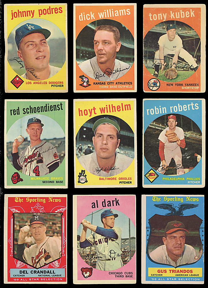 1959 Topps Partial Set (476/572)