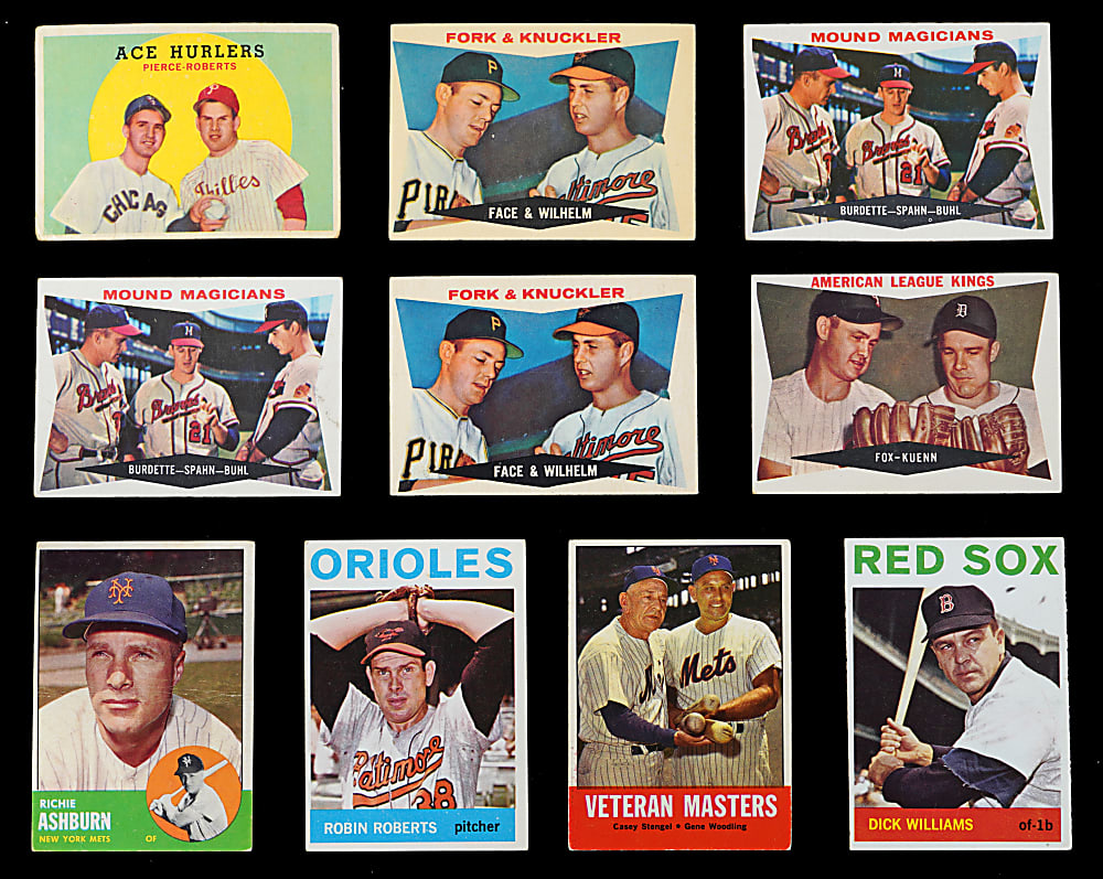1959-1967 Topps Singles Collection (1,075+) with (25+) Hall of Famers & (25) High Numbers