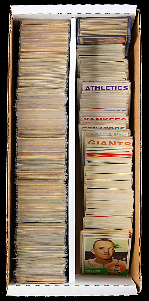 1959-1967 Topps Singles Collection (1,075+) with (25+) Hall of Famers & (25) High Numbers