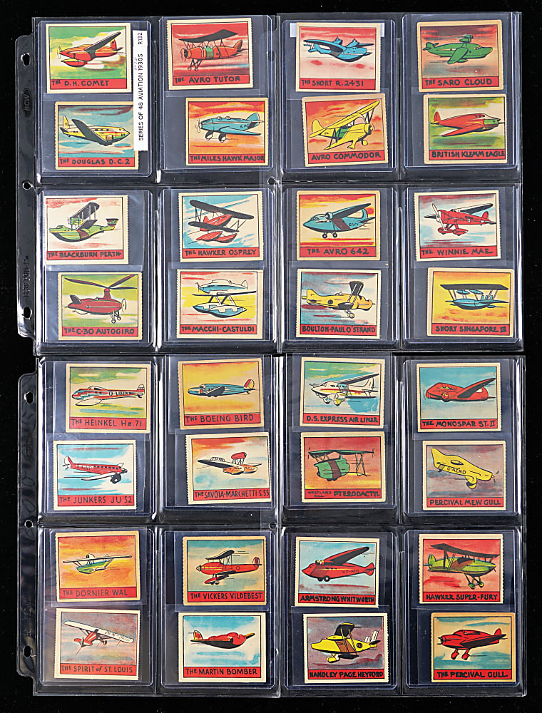 1938 R132 Anonymous Series of 48 Aviation Complete Set - Clean
