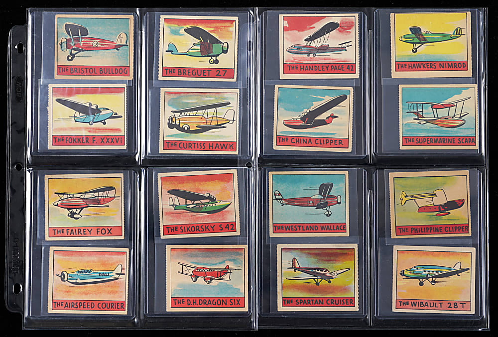 1938 R132 Anonymous Series of 48 Aviation Complete Set - Clean