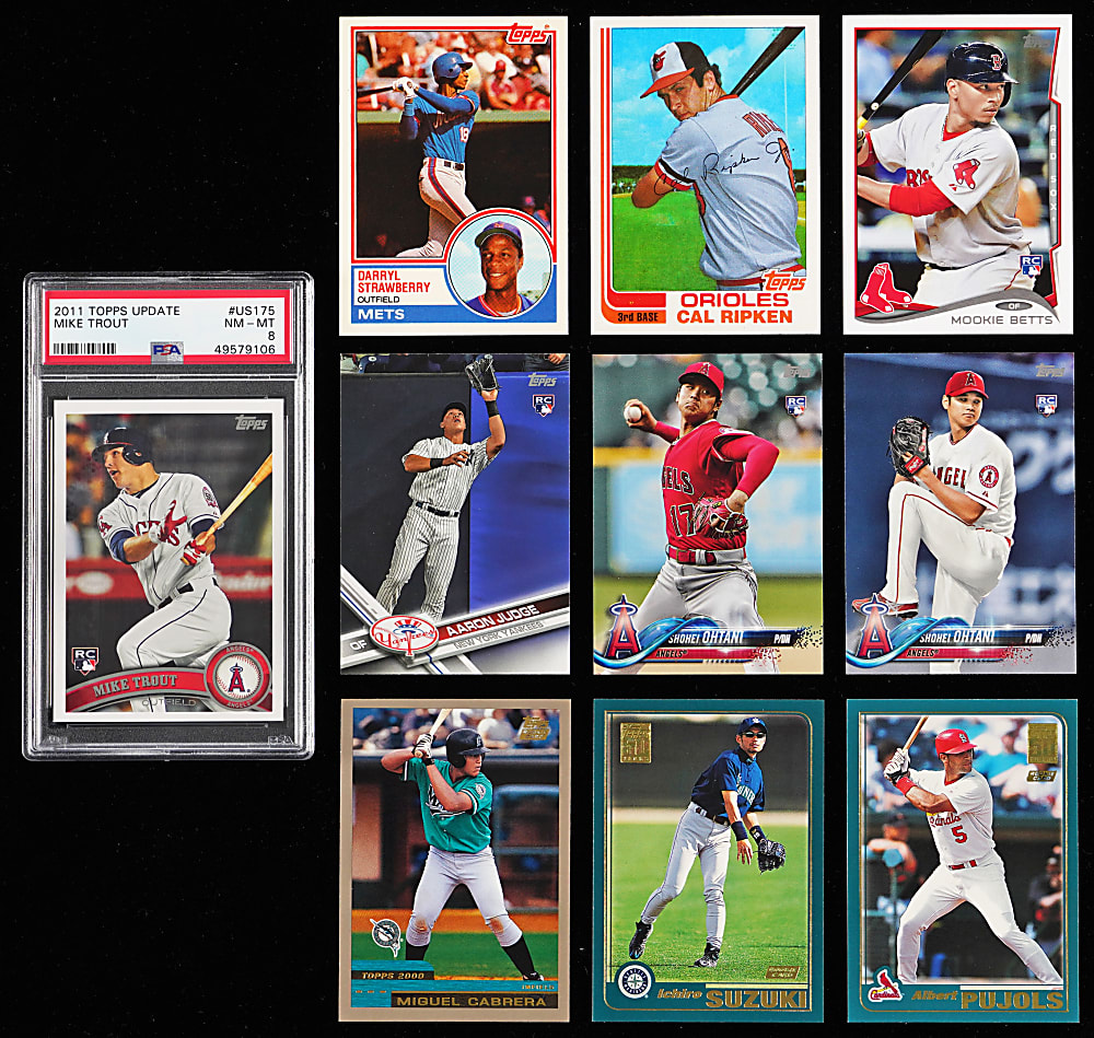 1981-2024 Topps & Topps Traded/Update Complete Set Run with (85) Total Sets - Loaded with Key Rookies