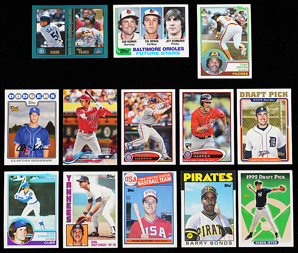 1981-2024 Topps & Topps Traded/Update Complete Set Run with (85) Total Sets - Loaded with Key Rookies