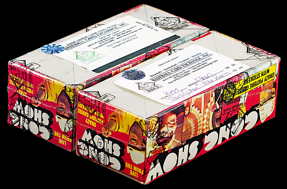 1977 Fleer The Gong Show Unopened Wax Box Pair - Both BBCE