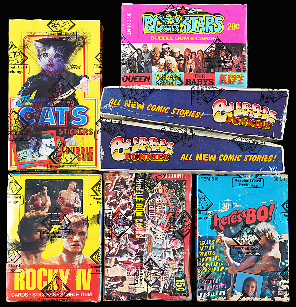 1978-1985 Non-Sport Unopened Wax Box Collection (7) - All BBCE