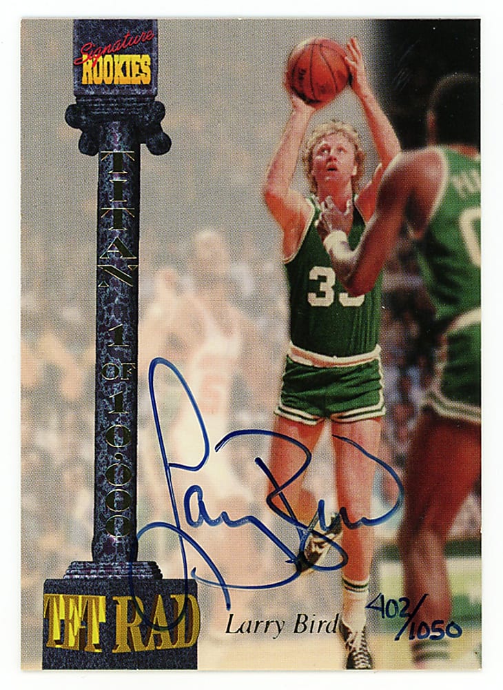 1994 Signature Rookies Larry Bird Signed & Numbered