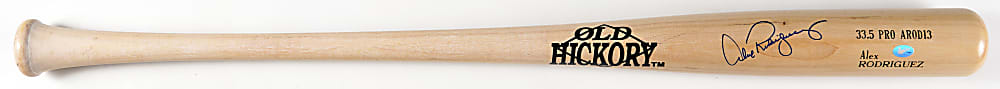 Alex Rodriguez Single-Signed Baseball Bat