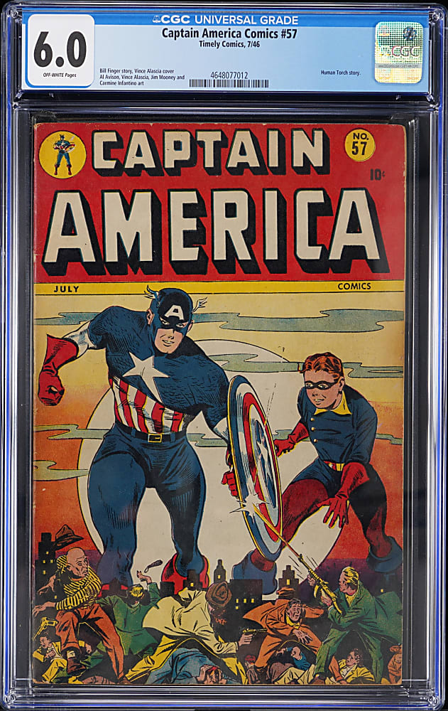1946 Timely Comics Captain America Comics #57 - CGC 6.0