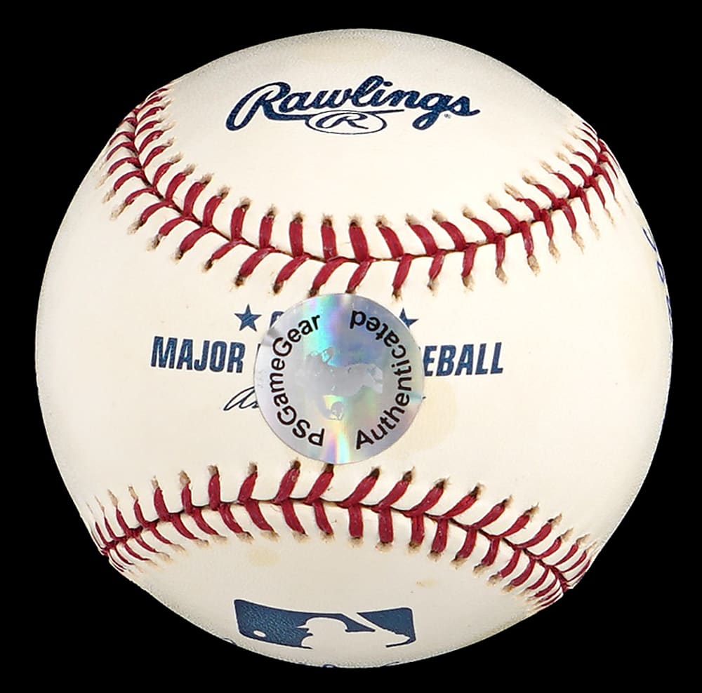 World Series MVP Winners Multi-Signed Baseball with (6) Signatures Plus Full JSA LOA