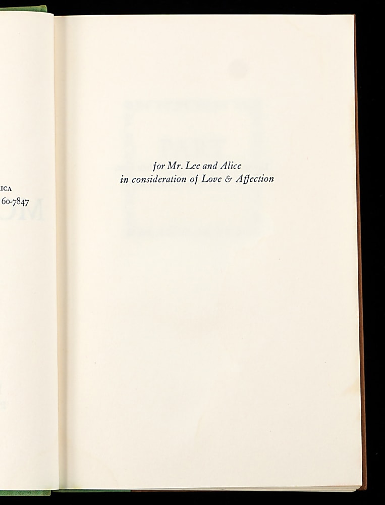 1960 Harper Lee Signed and Inscribed with Sketch “To Kill A Mockingbird” First Edition, Fourth Impression Book from Home State of Alabama – Full JSA LOA